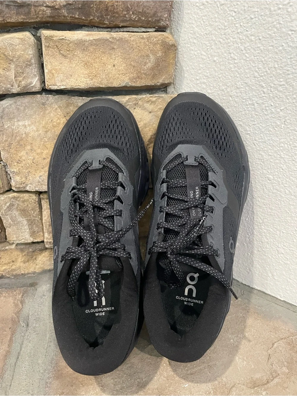 On Running Women’s Black Cloudrunner 3 Wide Performance Shoes